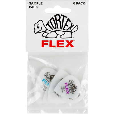 Dunlop PVP-FLEX 6 picks Variety Pack Tortex Flex