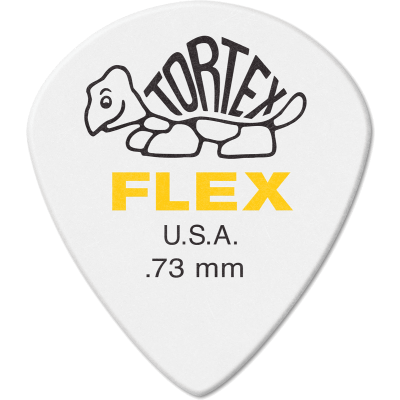 Dunlop 466P073 Tortex Flex Jazz III XL 0.73mm Sachet of 12