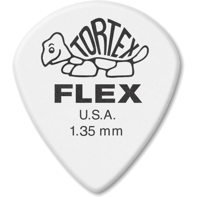 Dunlop 466P135 Tortex Flex Jazz III XL 1.35mm Sachet of 12