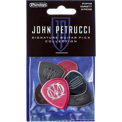 Dunlop PVP119 Variety Pack John Petrucci Signature, Player's Pack of 6