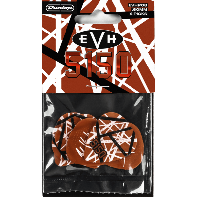 Dunlop EVHP08 EVH 5150 Variey Pack, Player's Pack of 6