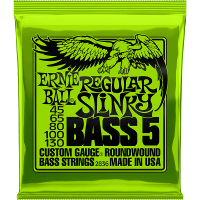 Ernie Ball 2836 Regular Slinky 5 strings 45-130