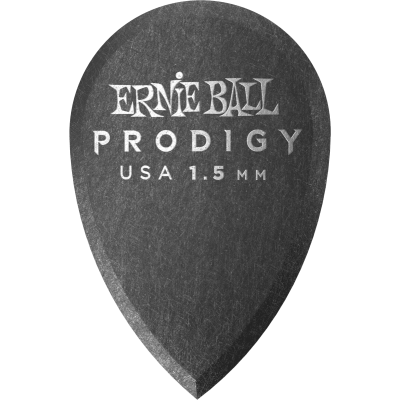 Ernie Ball 9330 Prodigy picks sachet of 6 black tears 1.5mm