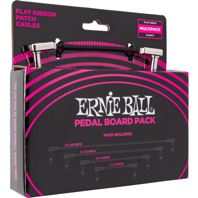 Ernie Ball 6224 Multipack patch instrument cables - fine & flat sewer