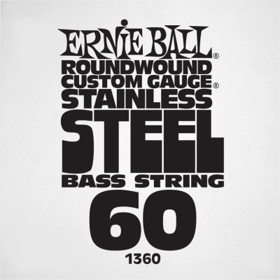 Ernie Ball 1360 Slinky Stainless Steel 60