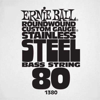 Ernie Ball 1380 Slinky Stainless Steel 80
