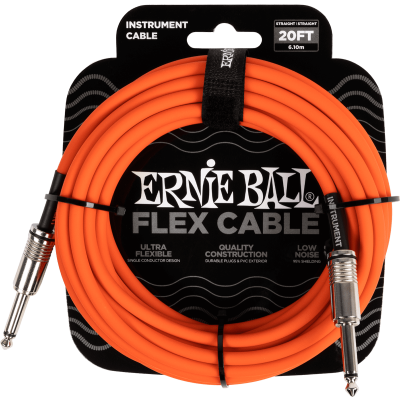 Ernie Ball 6421 Flex Jack/Jack Orange Flex I.