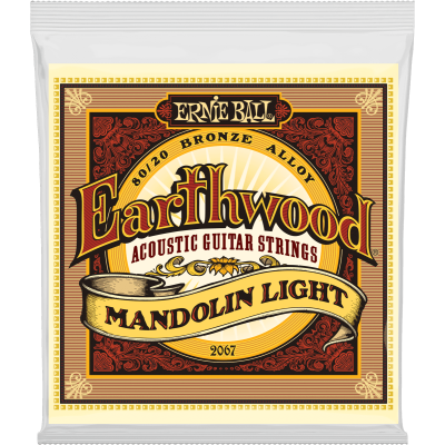 Ernie Ball 2067 Earthwood 80/20 Bronze Mandolin Light 9-34
