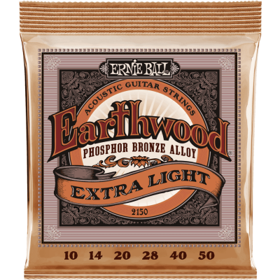 Ernie Ball 2150 Earthwood Phosphorus Bronze Extra Light 10-50