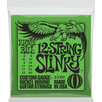 Ernie Ball 2230 Slinky 12 strings 8-40