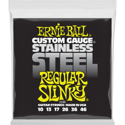 Ernie Ball 2246 Slinky Stainless Steel 10-46