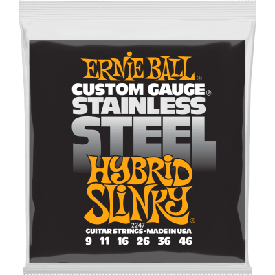 Ernie Ball 2247 Slinky Stainless Steel 9-46