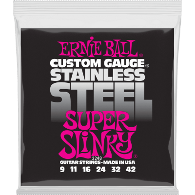 Ernie Ball 2248 Slinky Stainless Steel 9-42