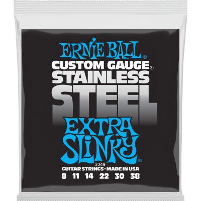 Ernie Ball 2249 Slinky Stainless Steel 8-38