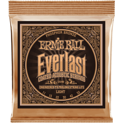 Ernie Ball 2548 Everlast COATED PHOPHORE BRONZE LIGHT 11-52