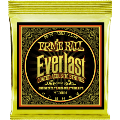 Ernie Ball 2554 Everlast Coued 80/20 Bronze Medium 13-56