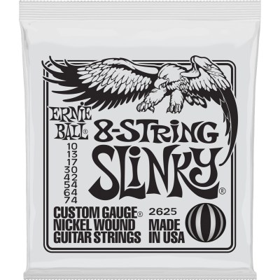 Ernie Ball 2625 Slinky 8 strings 10-74