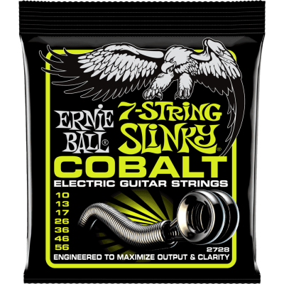 Ernie Ball 2728 SlinkY COBALT /7 strings 10-56