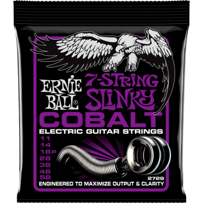 Ernie Ball 2729 Slinky Cobalt /7 strings 11-58