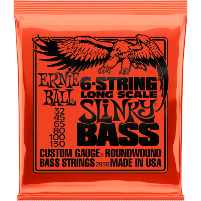 Ernie Ball 2838 Slinky Long Scale 6 strings 32-130