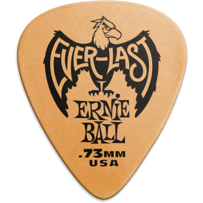 Ernie Ball 9190 picks Everlast 12 Orange Sachet 0.73mm