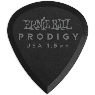 Ernie Ball 9200 picks prodigy bag of 6 black mini 1.5mm
