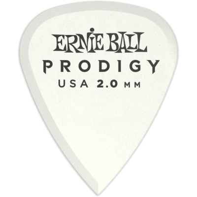 Ernie Ball 9202 pickS Prodigy Sachet of 6 Standard white 2mm