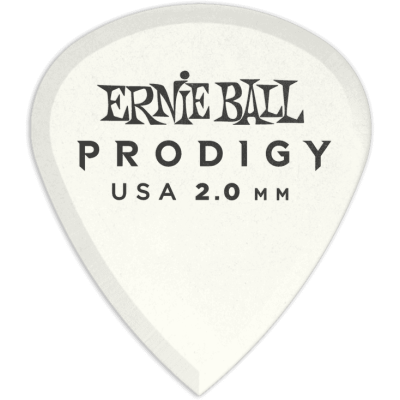 Ernie Ball 9203 pickS PRODIGY SACHET OF 6 WHITE MINI 2MM