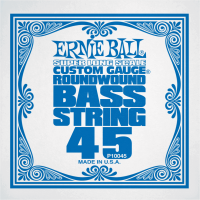 Ernie Ball 10045 Slinky Nickel Wound Super Long Scale 045