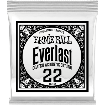Ernie Ball 10222 Everlast Coated Phophore Bronze 22