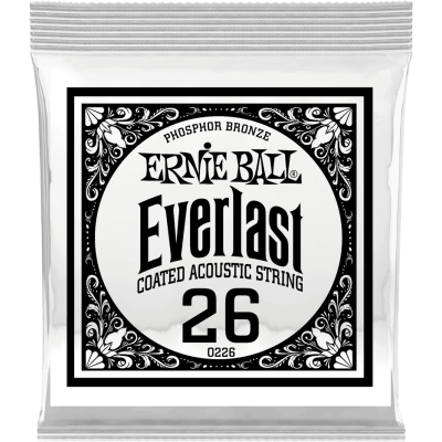 Ernie Ball 10226 Everlast Coated Phophore Bronze 26