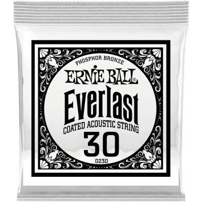 Ernie Ball 10230 Everlast Coated Phophore Bronze 30