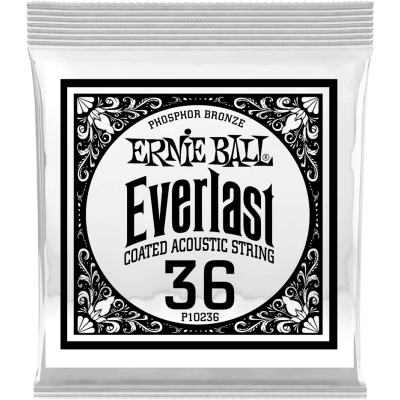 Ernie Ball 10236 Everlast Coated Phophore Bronze 36