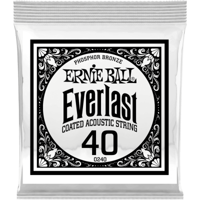 Ernie Ball 10240 Everlast Coated Phophore Bronze 40