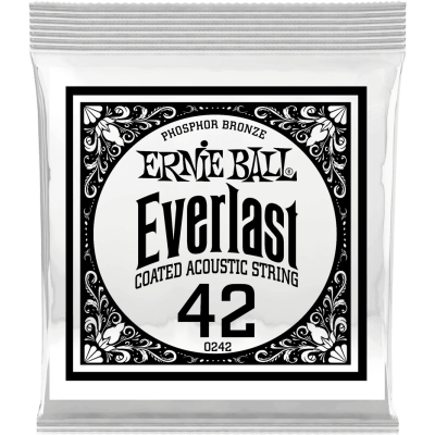 Ernie Ball 10242 Everlast Coated Phophore Bronze 42