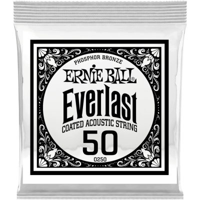 Ernie Ball 10250 Everlast Coated Phophore Bronze 50