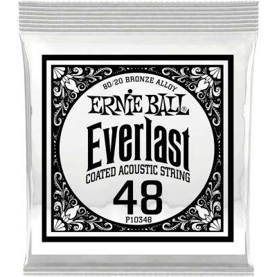 Ernie Ball 10348 Everlast Coated 80/20 Bronze 48