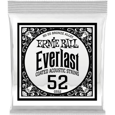 Ernie Ball 10352 Everlast COATED 80/20 Bronze 52