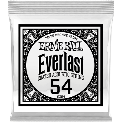 Ernie Ball 10354 Everlast COATED 80/20 Bronze 54