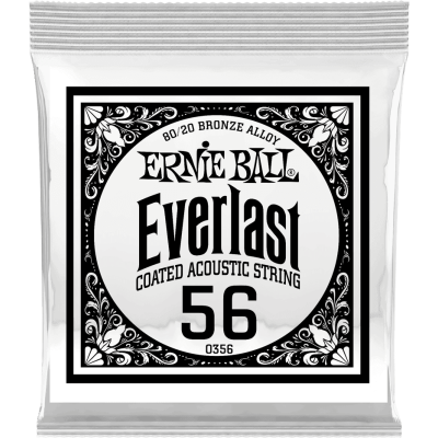 Ernie Ball 10356 Everlast COATED 80/20 Bronze 56