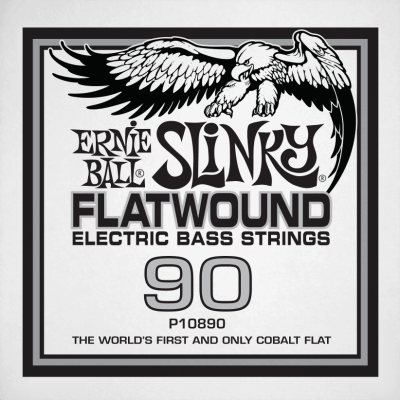 Ernie Ball 10890 Slinky Flatwound 90