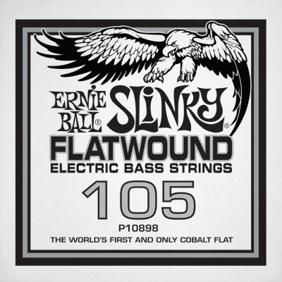 Ernie Ball 10898 Slinky Flatwound 105