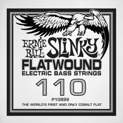 Ernie Ball 10899 Slinky Flatwound 110