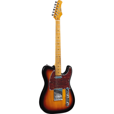 Eko GEE VT380V-MAPLE-SB Tribute Vintage Electric Guitar