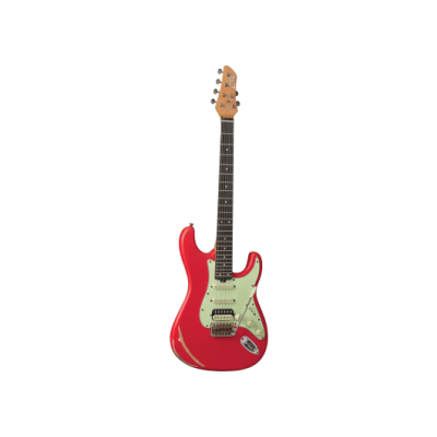 Eko GEE AIRE-RELIC-RED Original Relic Electric Guitar