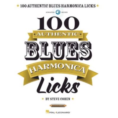Hal Leonard 100 Authentic Blues Harmonica Licks