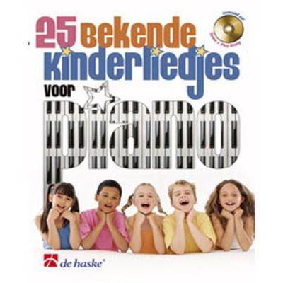 De Haske Publications 25 bekende kinderliedjes voor piano