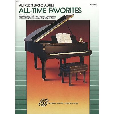 Hal Leonard All- time favorites, Alfred's basic adult, level 2
