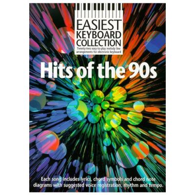 Hal Leonard Hits of the 90s Easiest Keyboard Collection - 22 Melody's