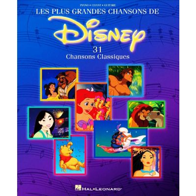 Hal Leonard Les Plus Grandes Chansons de Disney